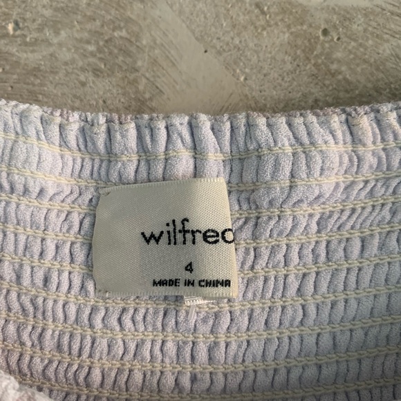 Wilfred Bellow Mini Dress, Light Birch, Size 4 - Picture 2 of 3